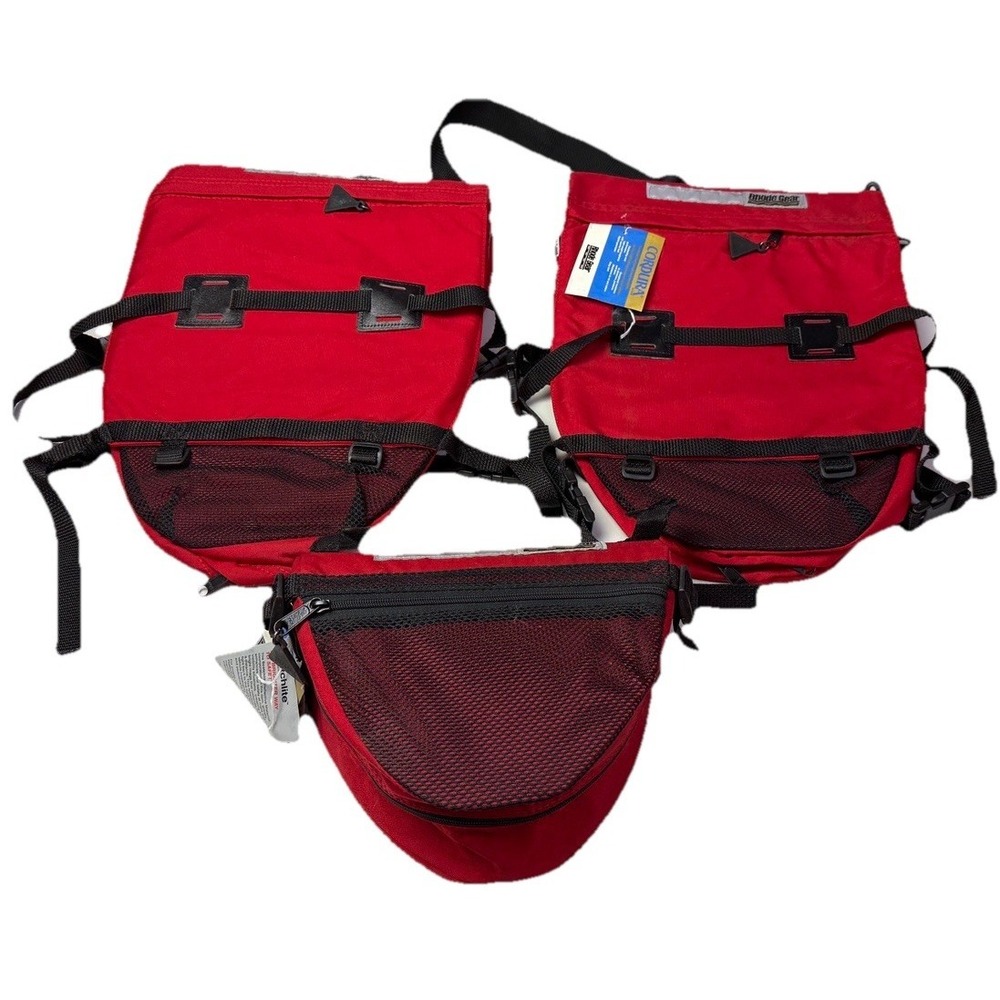 RHODE GEAR‎ (USA) Vintage Cordura Bicycle Cycling Touring Pannier Bags